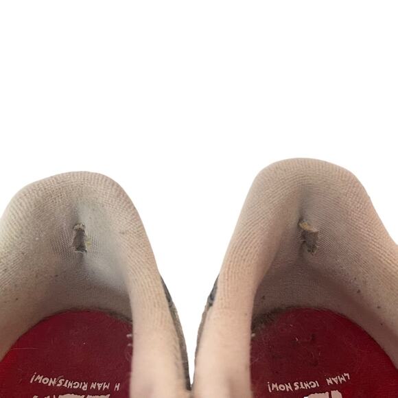 Reebok Classic Retro Sneakers Human Rights Now Women’s 8 Suede White Red Green - Picture 8 of 8